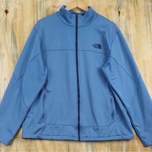 The North Face Blue Softshell Full Zip Jacket Men’s Medium‎